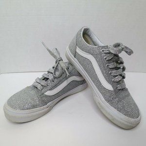 Vans Kids Old Skool Skate Shoes Lurex Glitter 3